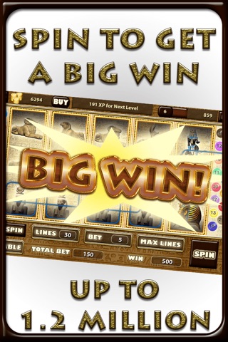 Slots - Pharaoh's Tomb - Free Casino Slots screenshot 2