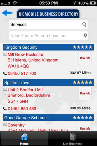 UK Mobile Business Directory screenshot 3