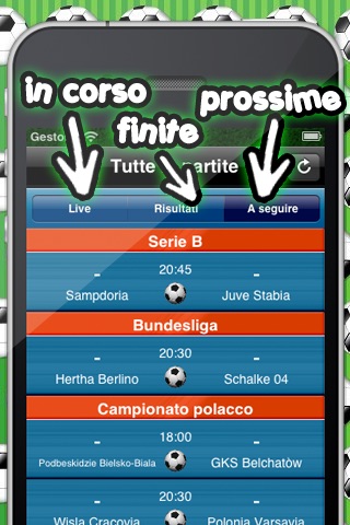 Diretta Goal: partite di calcio minuto per minuto screenshot 2