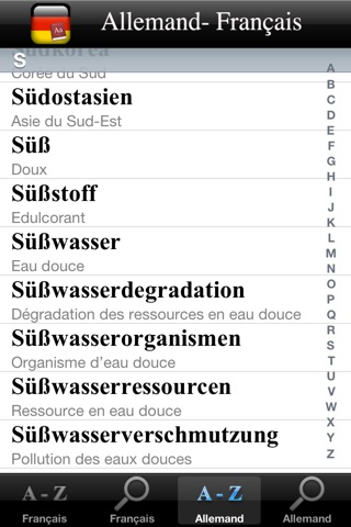 Dictionnaire Allemand-Français et Français-Allemand screenshot 4