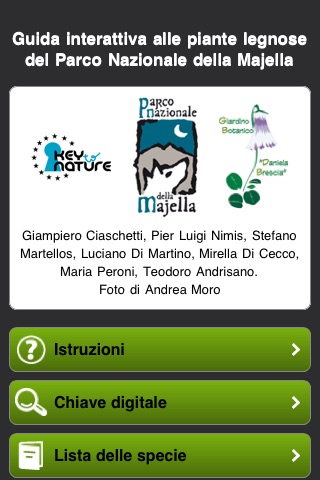 Guida interattiva alle piante legnose del Parco Nazionale della Majella screenshot 2