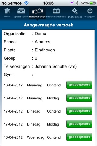 P-centrum VervangersApp screenshot 4