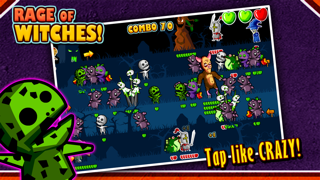 Rage of Witches Halloween Tap Tap Special screenshot 1