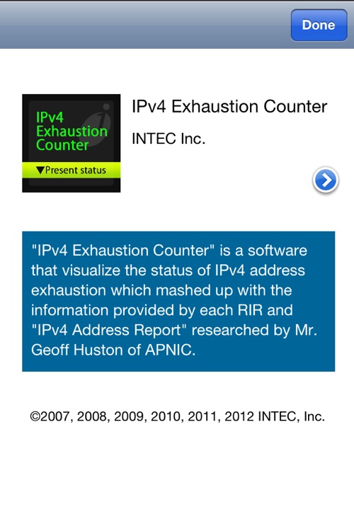 IPv4 Exhaustion Counter