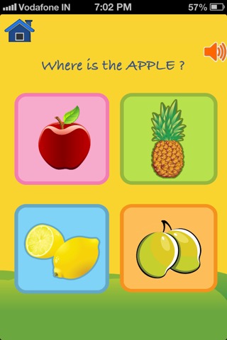 First Step - Fun and Educational Game for Toddlers, Pre Schoolers and Kids to teach about Fruits, Vegetables, Colors, and Shapes ( 1,2,3,4 and 5 Years Old )のおすすめ画像2