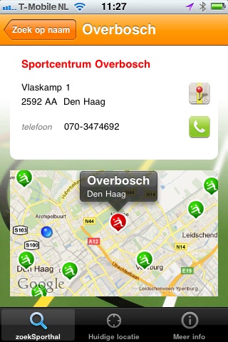 zoekSporthal screenshot 3