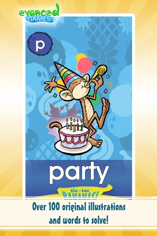 Tic-Tac Bananas! Monkey Words screenshot 4