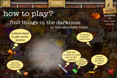 Hidden objects: Things in the darkness FREE! screenshot 4