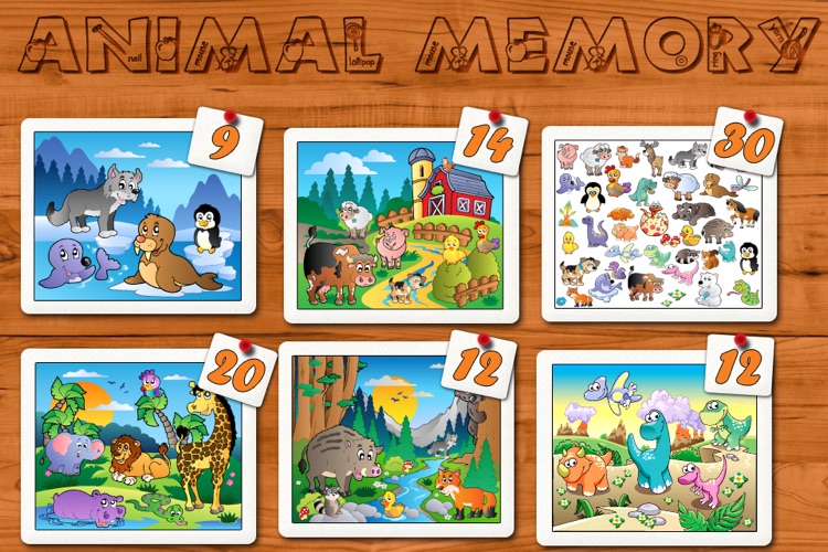 Animal Match+ Memory Game for Children and Toddlers and the whole Family