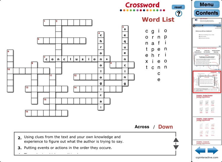 Reading Comprehension - Common Core screenshot-4