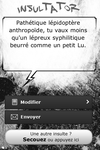 Insultator - générateur d'insultes screenshot 4