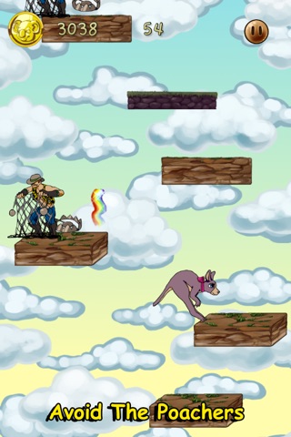 Cute Kangaroo Jump FREE screenshot 4