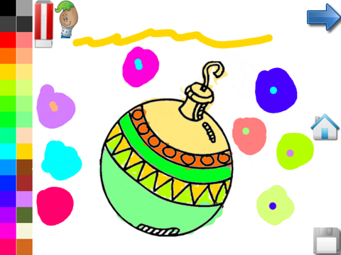 Screenshot #6 pour Livre de coloriage: Noël pour les tout petits ! - Des pages à colorier de Noël pour les enfants - Jeux pour enfants - app GRATUIT pour enfants
