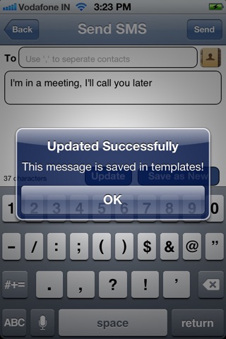 SMS Templates Lite screenshot 3