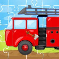 Trucks and Things That Go Jigsaw Puzzle Free - Preschool and Kindergarten Educational Cars and Vehicles Learning Shape Puzzle Adventure Game for Toddler Kids Explorers