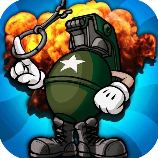 Army Grenade Bounce PAID - A Cool Military Rescue Blast Icon