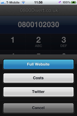 0800 Divert - Save money on your 0800, 0500 & 0300 phone calls screenshot 2