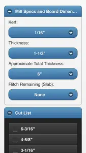 Sawmill Calculator screenshot #1 for iPhone