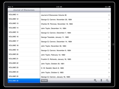 LDS Journal of Discourses for iPad screenshot 4