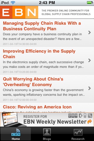 EBN Mobile screenshot 2