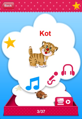 iPlay Polish: Kids Discover the World - children learn to speak a language through play activities: fun quizzes, flash card games, vocabulary letter spelling blocks and alphabet puzzles screenshot 2