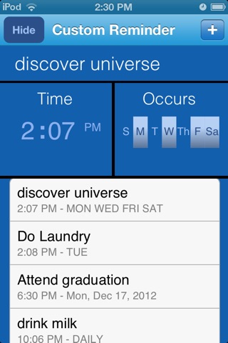 Custom Reminder screenshot 2