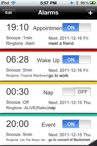 AirWave Sleep  — Alarm Sleep Clock + Music player + 10 day Weather Forecast screenshot 3