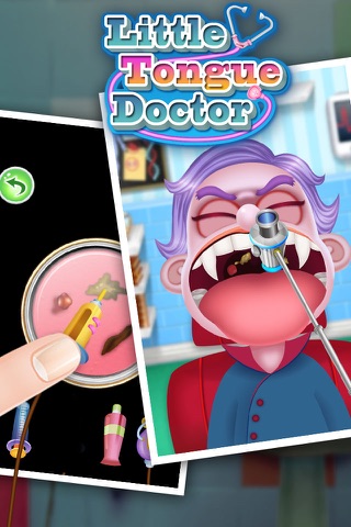 Little Tongue Doctor - kids games screenshot 2