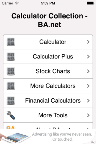 Calculator Collection Free BA.net screenshot 3