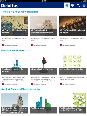 Deloitte Middle East Point of View Magazine screenshot 2