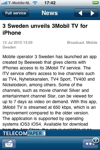 Telecom screenshot 3