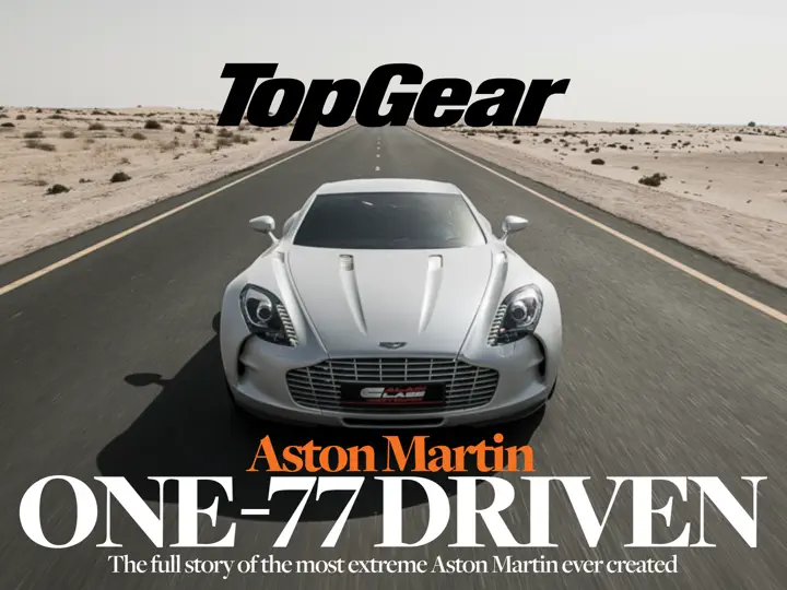 Screenshot von Top Gear Magazine: Aston Martin One-77 Special auf dem iPhone 2