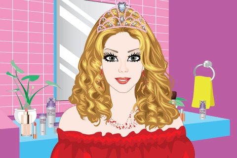 Princess Tiaras Make Up Game screenshot 2