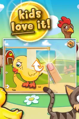 Game screenshot Farm animal puzzle for toddlers and kindergarten kids apk
