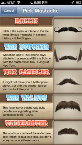 Game screenshot The Mustache App apk