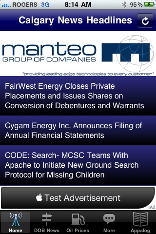 Calgary Oil and Gas News screenshot 2