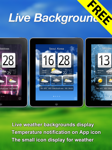 Screenshot #5 pour Free Live Weather Clock