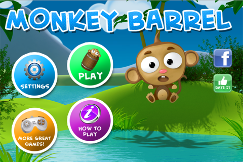Monkey Barrel Game - Blast the Monkeys screenshot 4