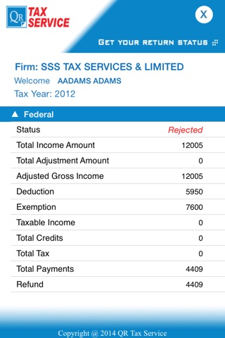 QRTax Status screenshot 4