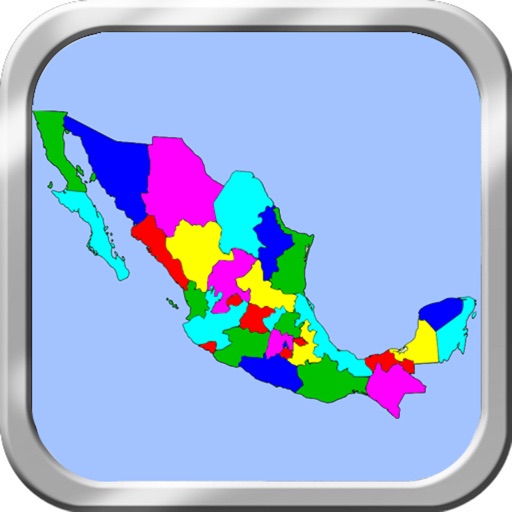 United Mexican States Puzzle Map Icon
