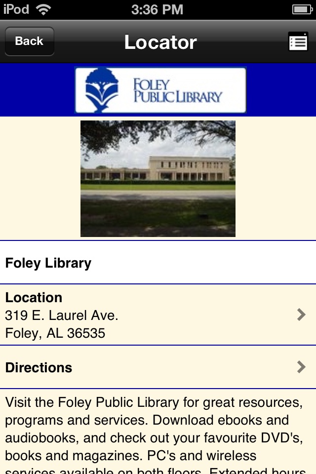 Foley Public Library Mobile screenshot 4