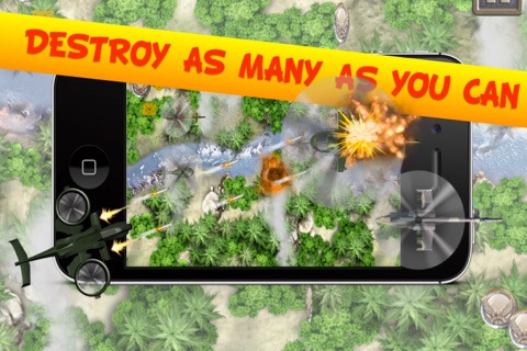 A Helicopter War Game - Jungle Chaos screenshot 3