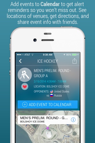 OPlanner - 2014 Sochi Event Planner screenshot 3