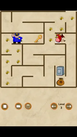 Game screenshot Police and Robber Maze (catch the money before the crook) apk