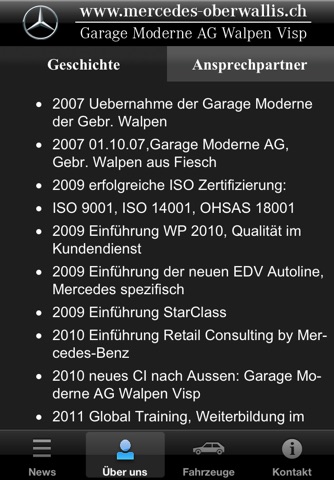 Garage Moderne AG Walpen Visp screenshot 2