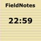 A quick & simple note taking application which will automatically time stamp each entry