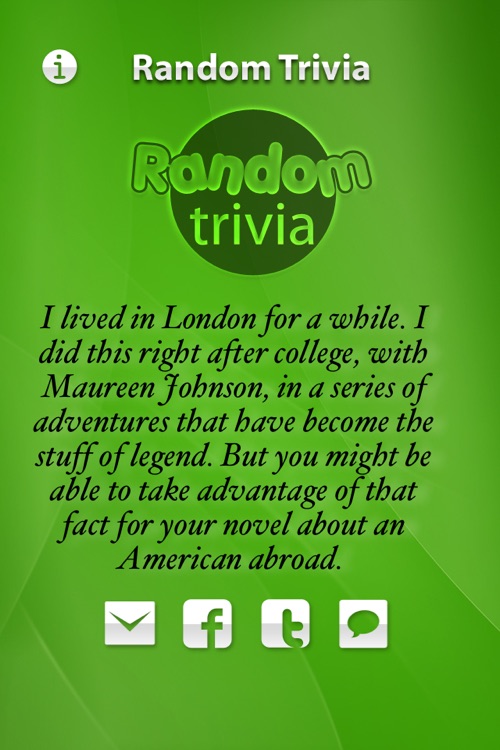 Random Trivia
