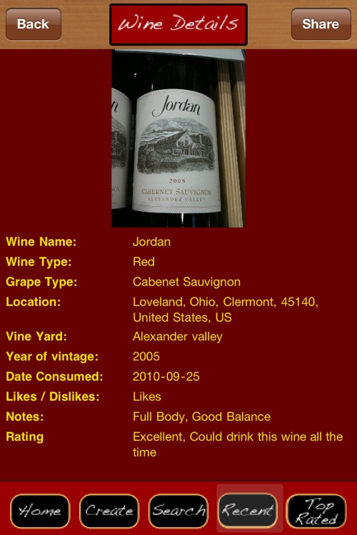 iWine Journal Lite - Save, Rate, and Share Your Wine! screenshot-4