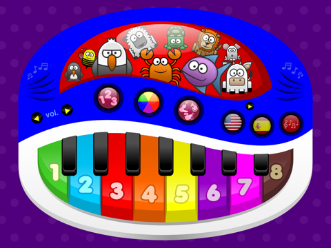 Screenshot #4 pour La magia de la música del piano del bebé:  Aprende números, colores, y canta