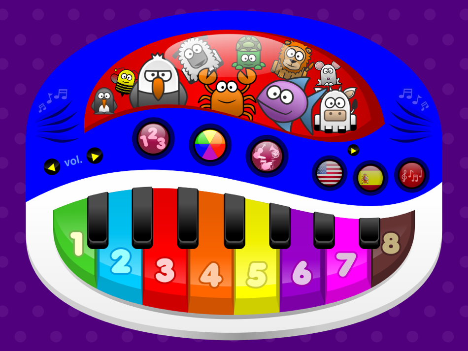 La magia de la música del piano del bebé: Aprende números, colores, y canta - 1.0 - (iOS)